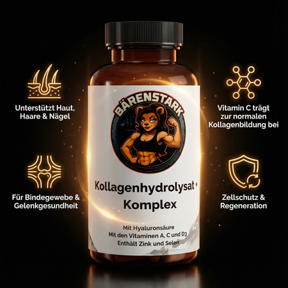 Premium Kollagenhydrolysat PLUS (3000-5000 DA ) - 180 Kapseln