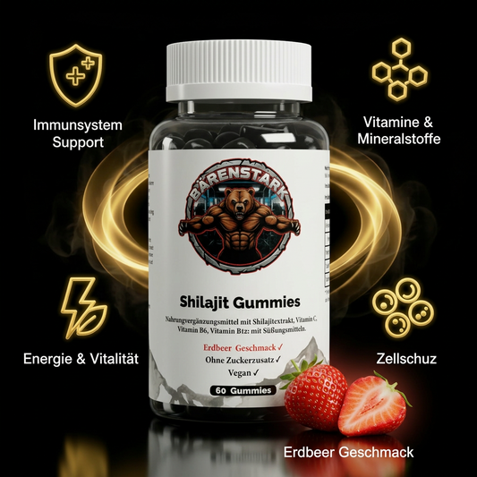 Shilajit Gummies + Vitamin C,B6, B12 - 60 Stk.